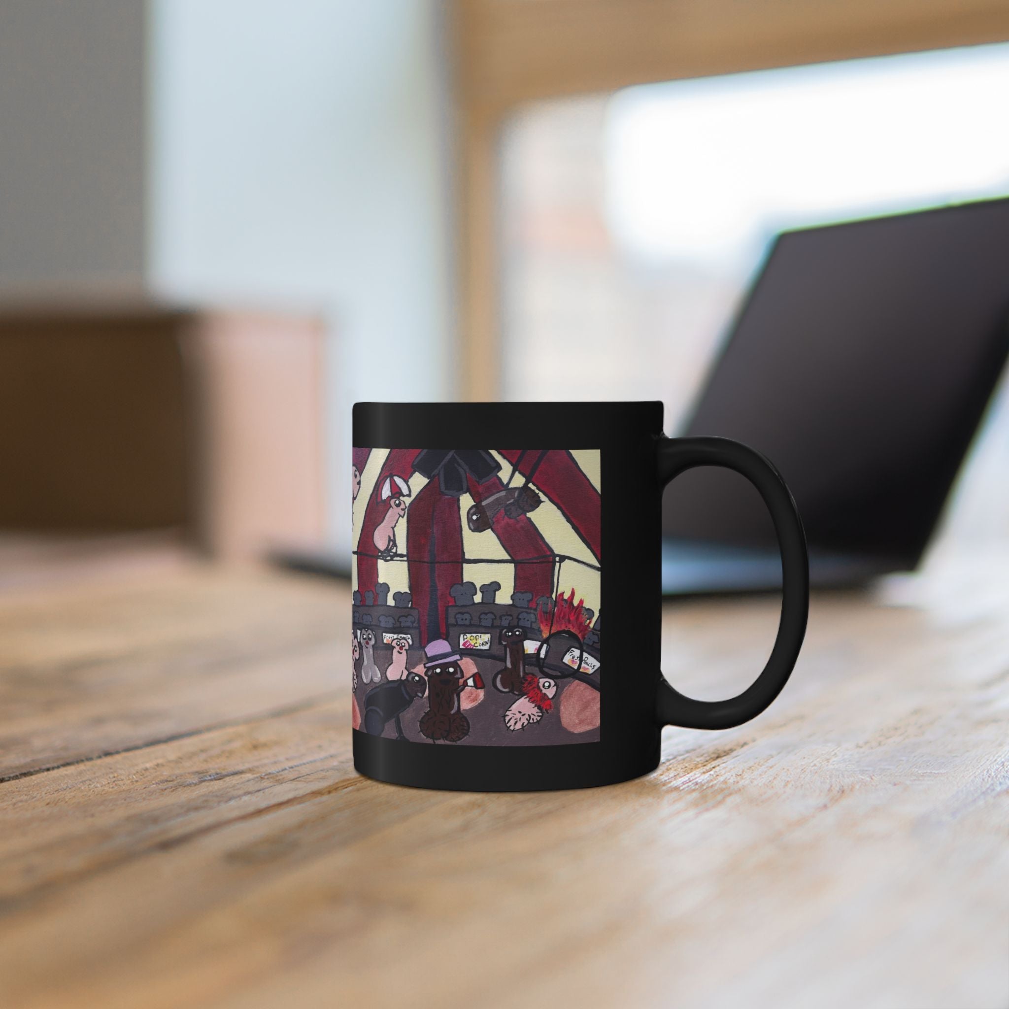 Black Mug — The Greatest Sh*t Show by Artist Kourtni Sparkle (11oz & 15oz)