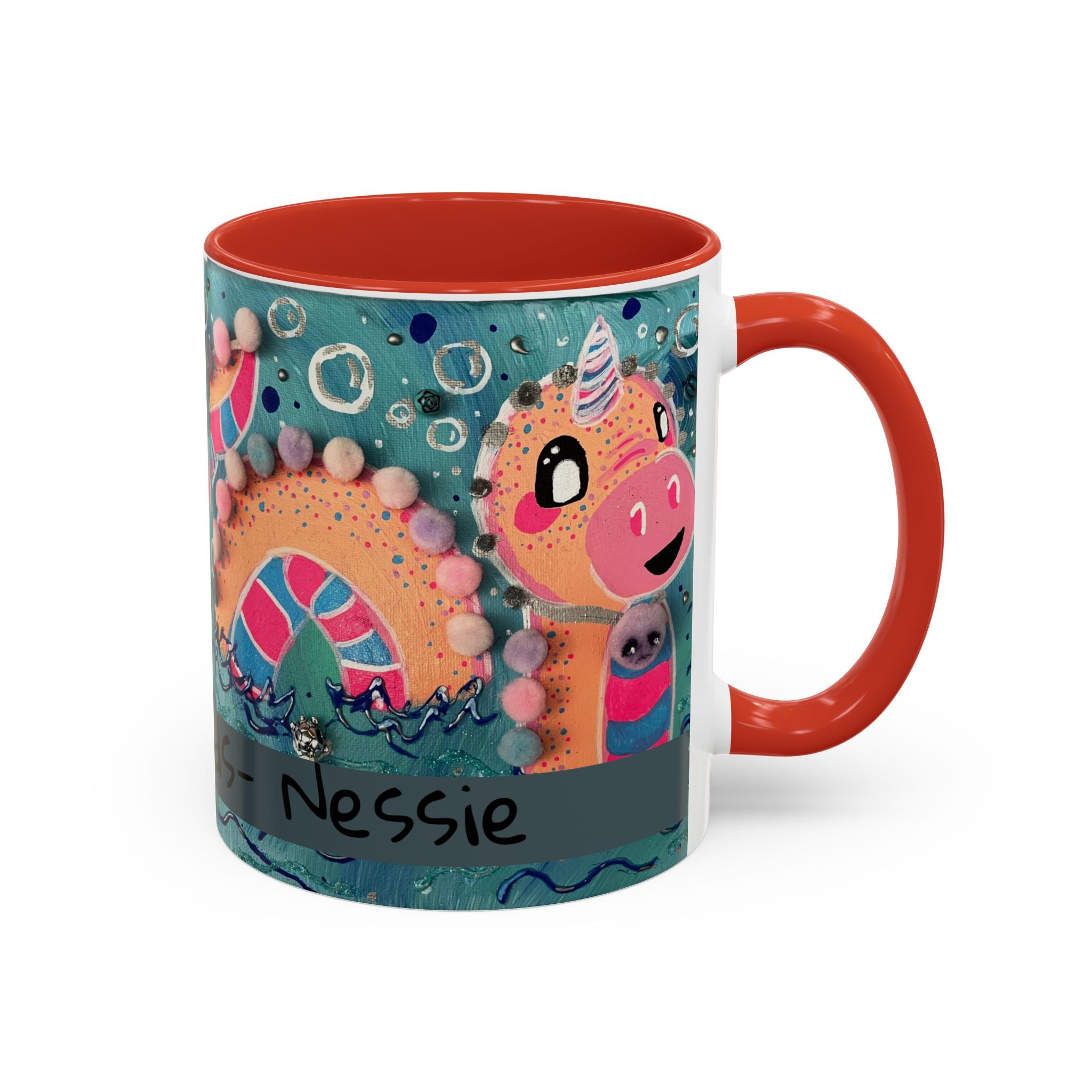 Cute Cryptids- Nessie Loch Ness Monster Coffee Mug