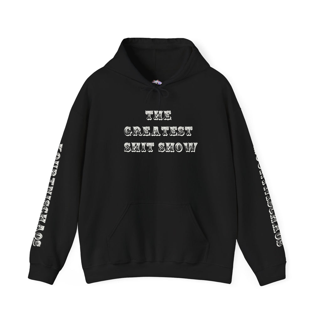 Hoodie — "The Greatest Shit Show" Vintage Circus Graphic Hoodie