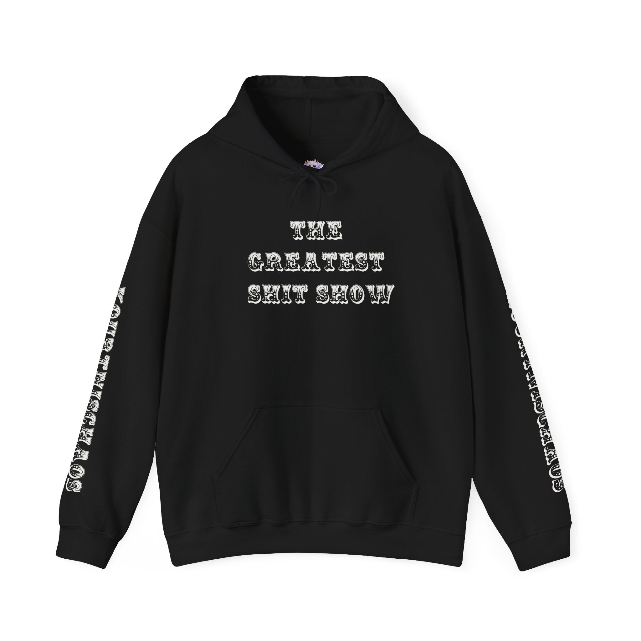 Hoodie — "The Greatest Shit Show" Vintage Circus Graphic Hoodie