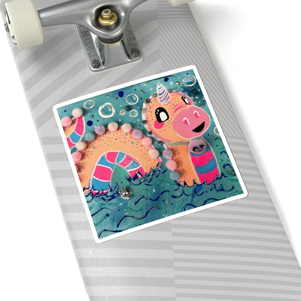 Cute Cryptid- Lochness Monster STICKERS!!