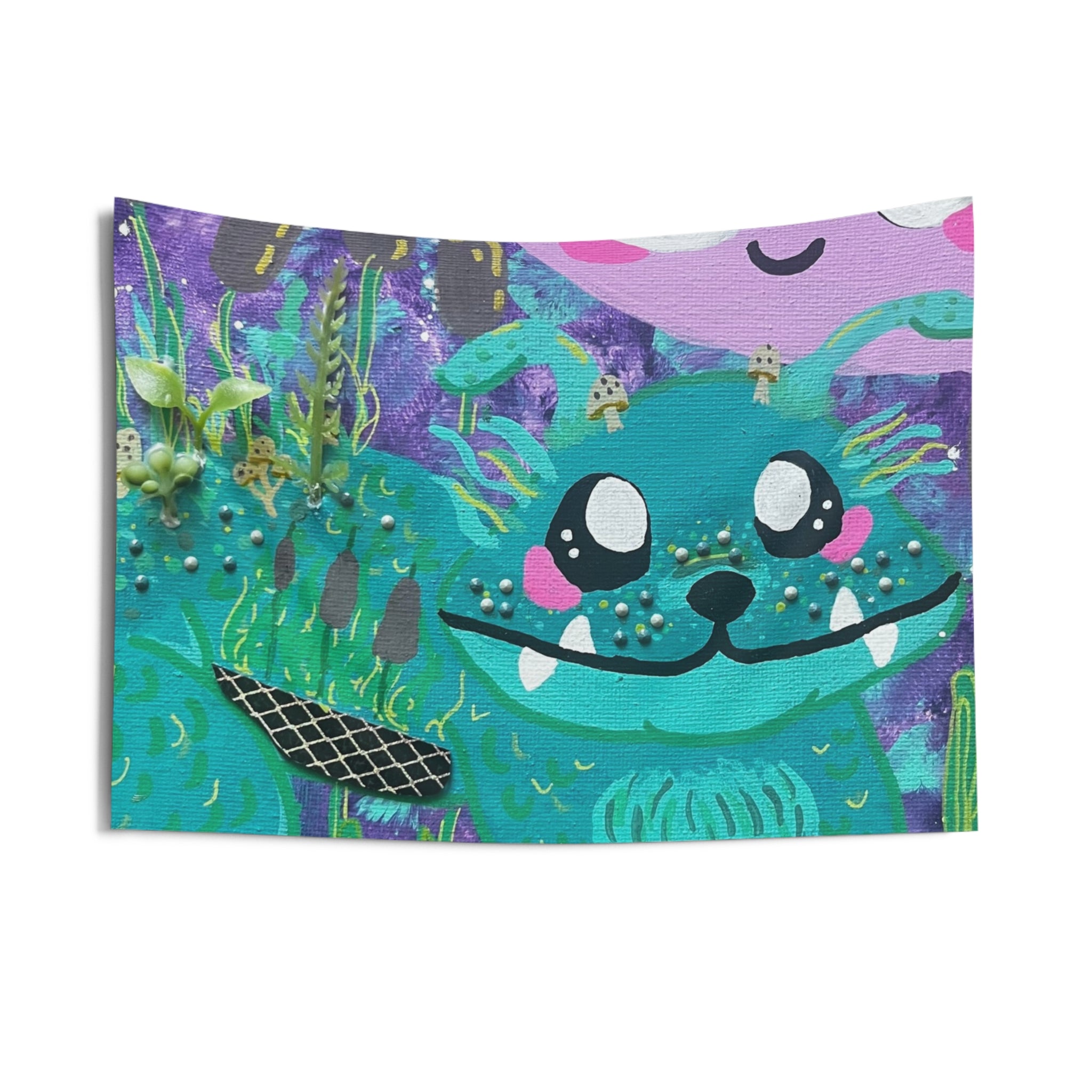 Cute Cryptid Wall Tapestry — Cute Dobhar-Chu Bedroom Decor