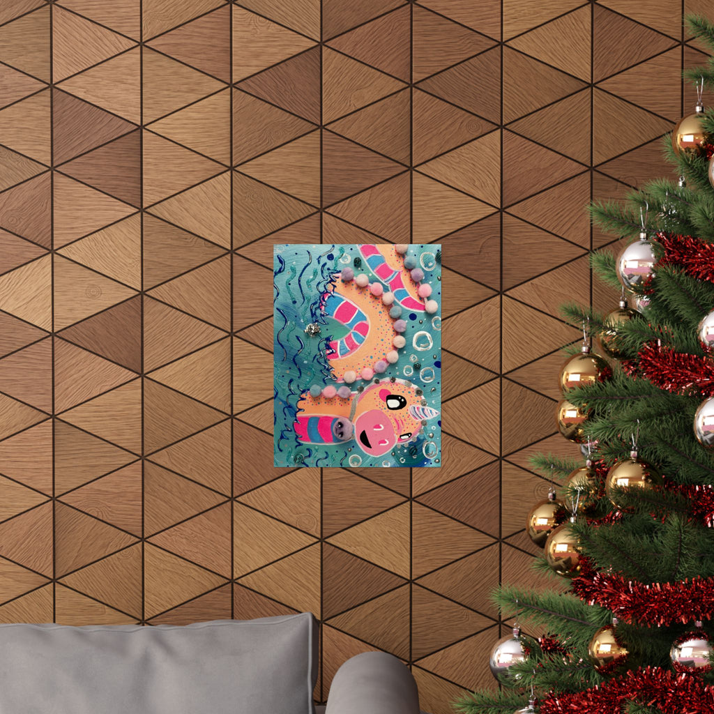 Cute Cryptid- Lochness Monster Poster!