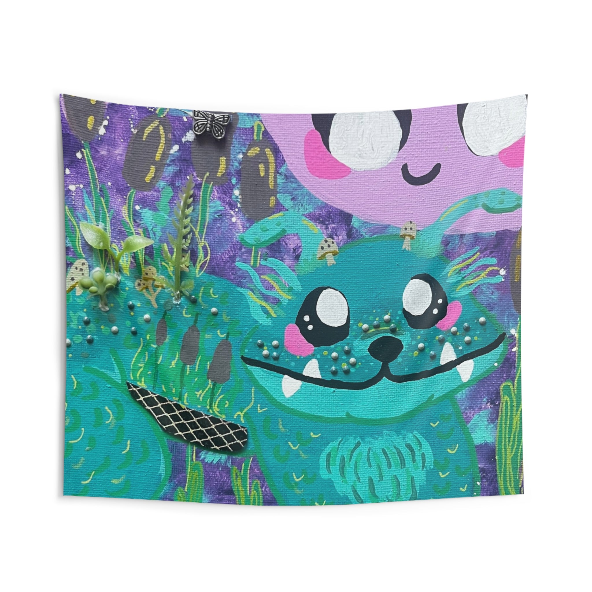 Cute Cryptid Wall Tapestry — Cute Dobhar-Chu Bedroom Decor