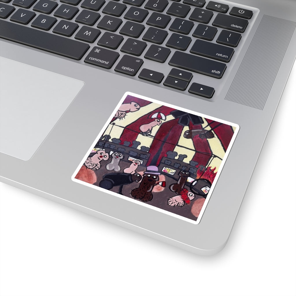 Kiss-Cut Stickers- The Greatest Sh*t Show by Artist Kourtni Sparkle