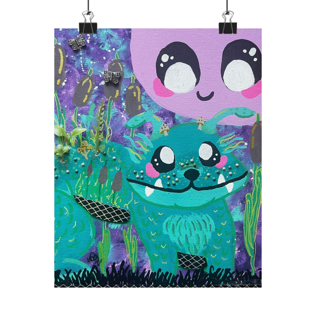 Cute Cryptid- Dobhar-Chu Poster