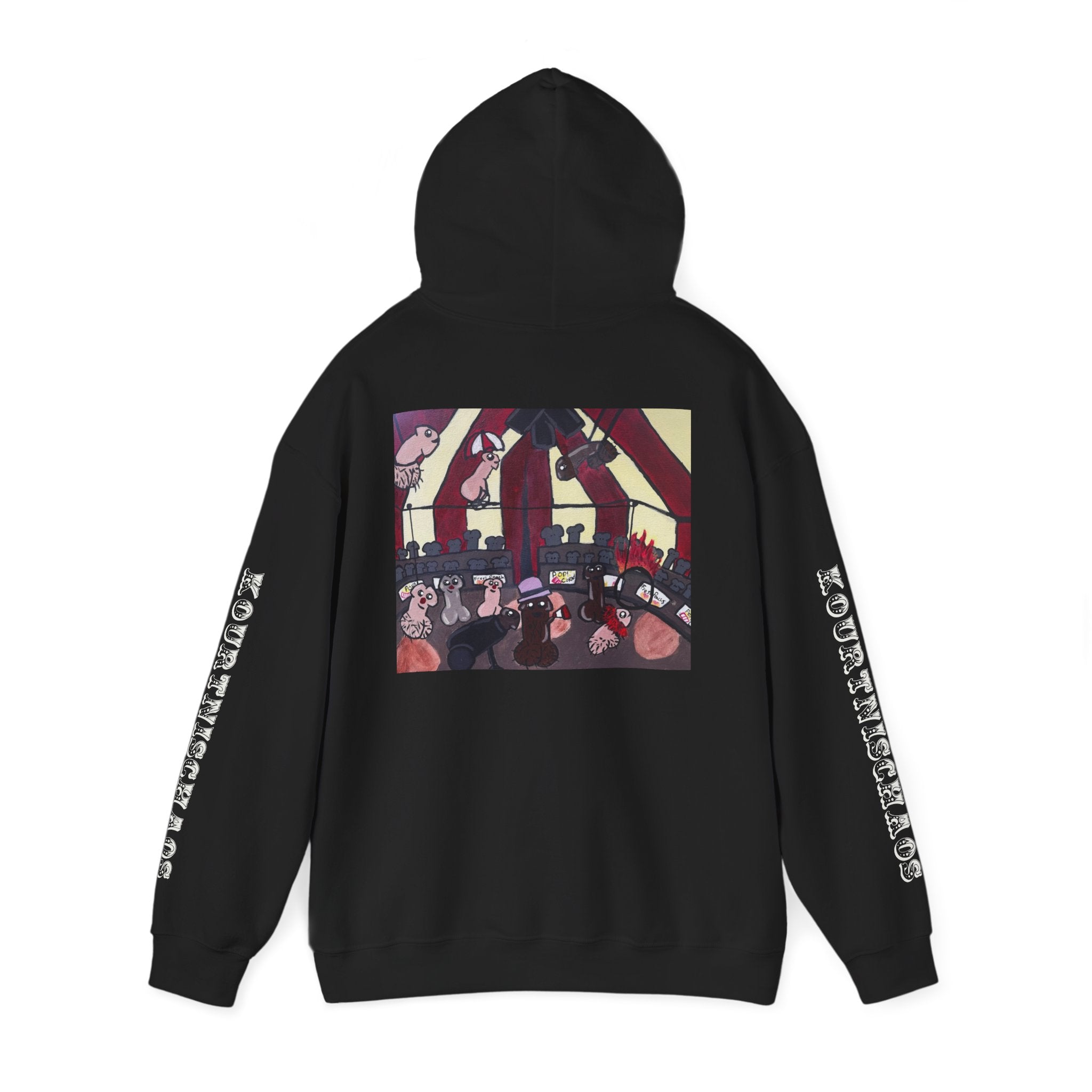 Hoodie — "The Greatest Shit Show" Vintage Circus Graphic Hoodie