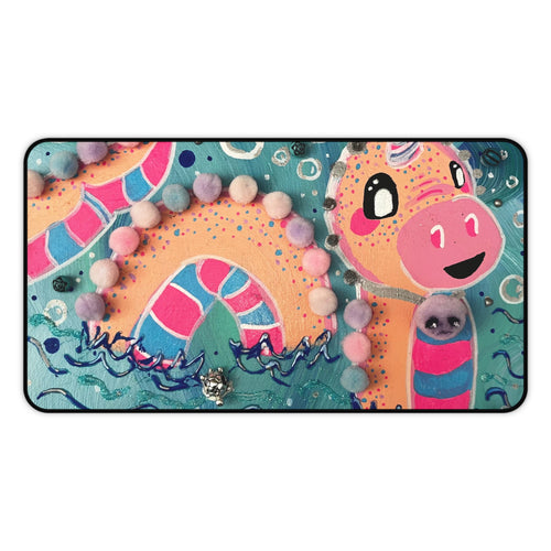 Cute Cryptid- Lochness Monster Desk Mat