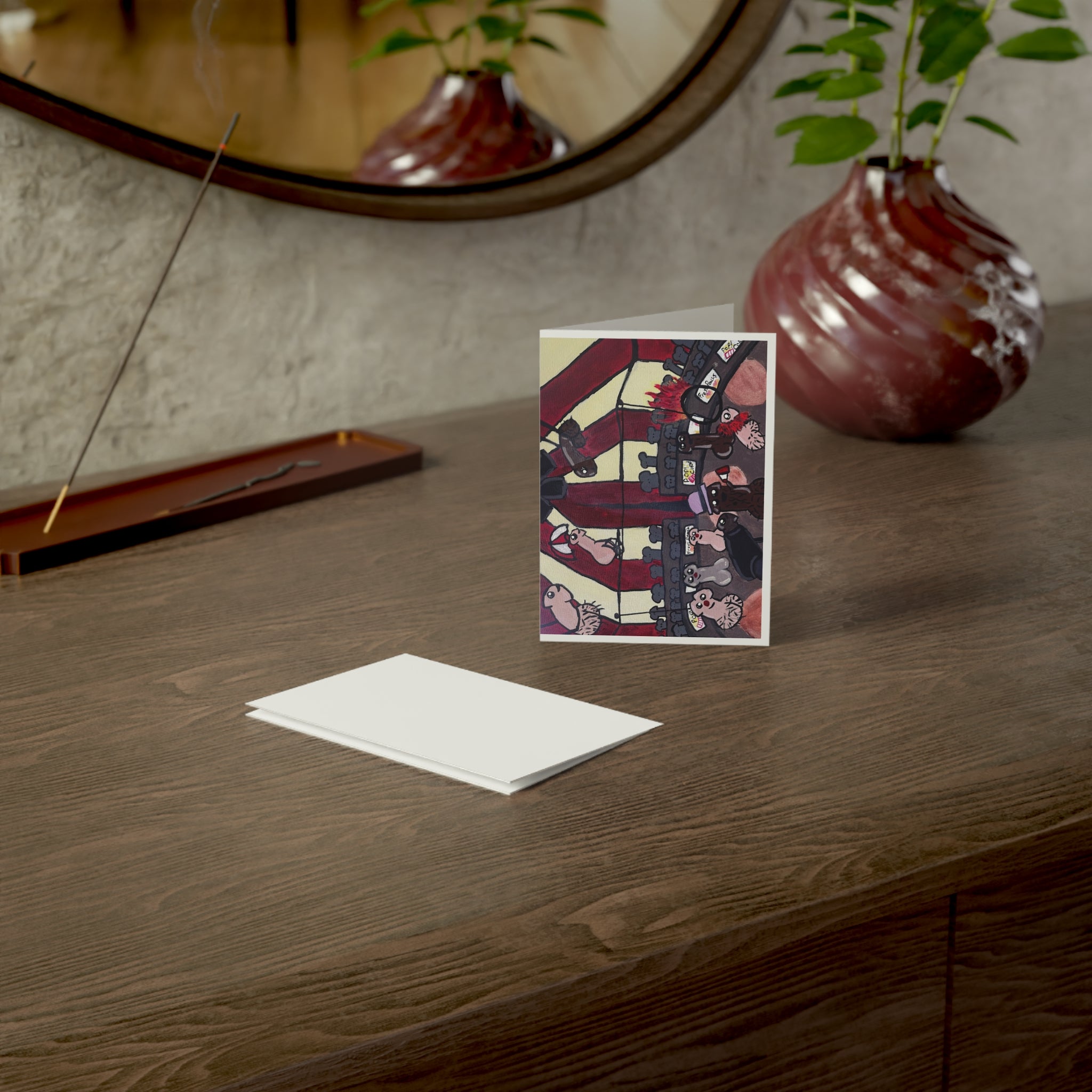 Greeting Card — The Greatest Sh*t Show by Artist Kourtni Sparkle  (Single or Bulk Packs)