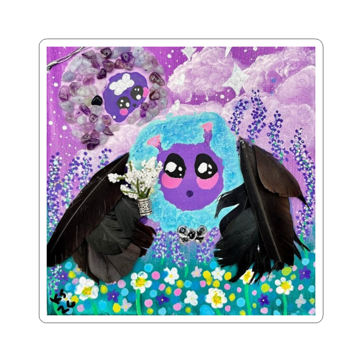 Cute Cryptid- Mothman STICKERS!!