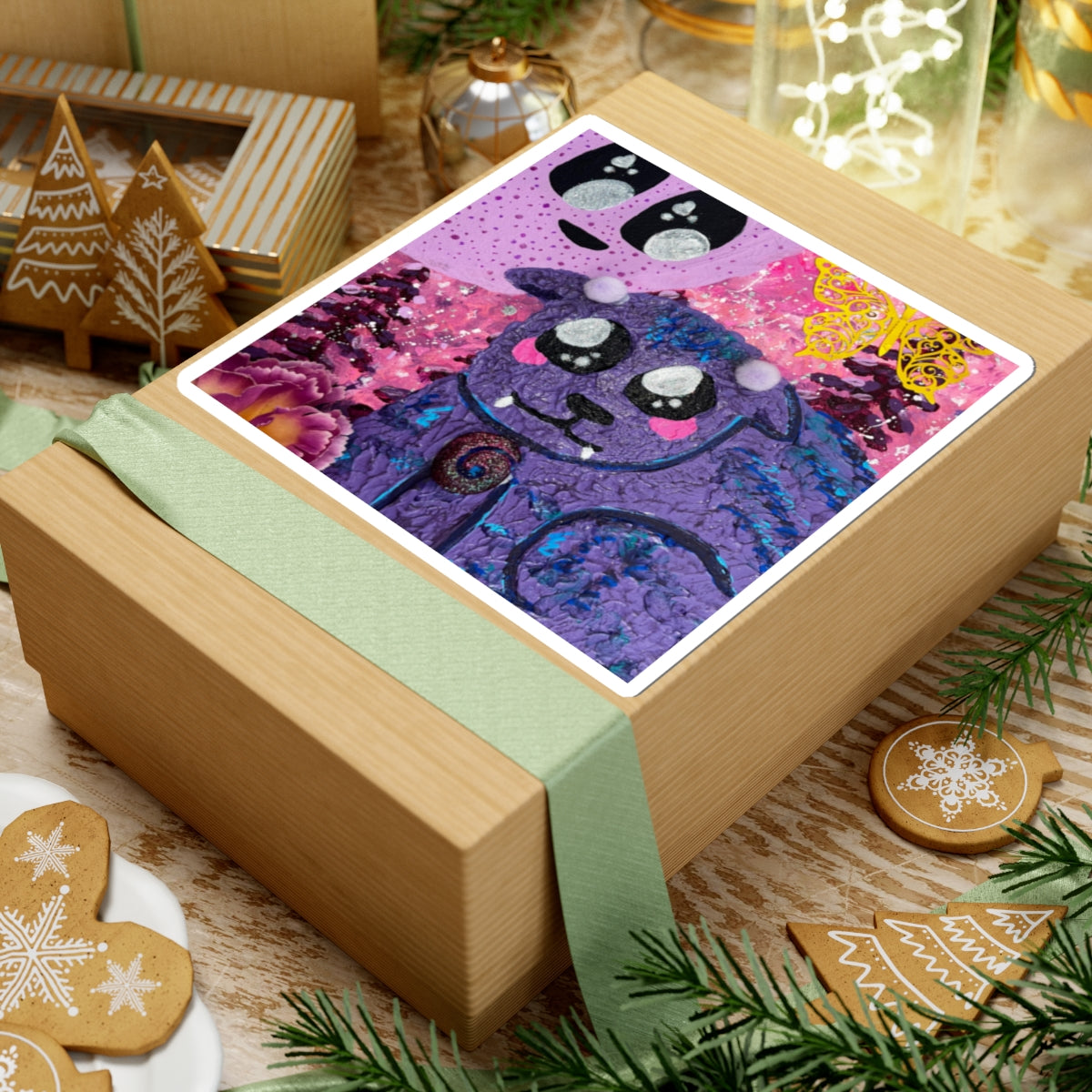 Cute Cryptid- Nadi Bear STICKERS!!