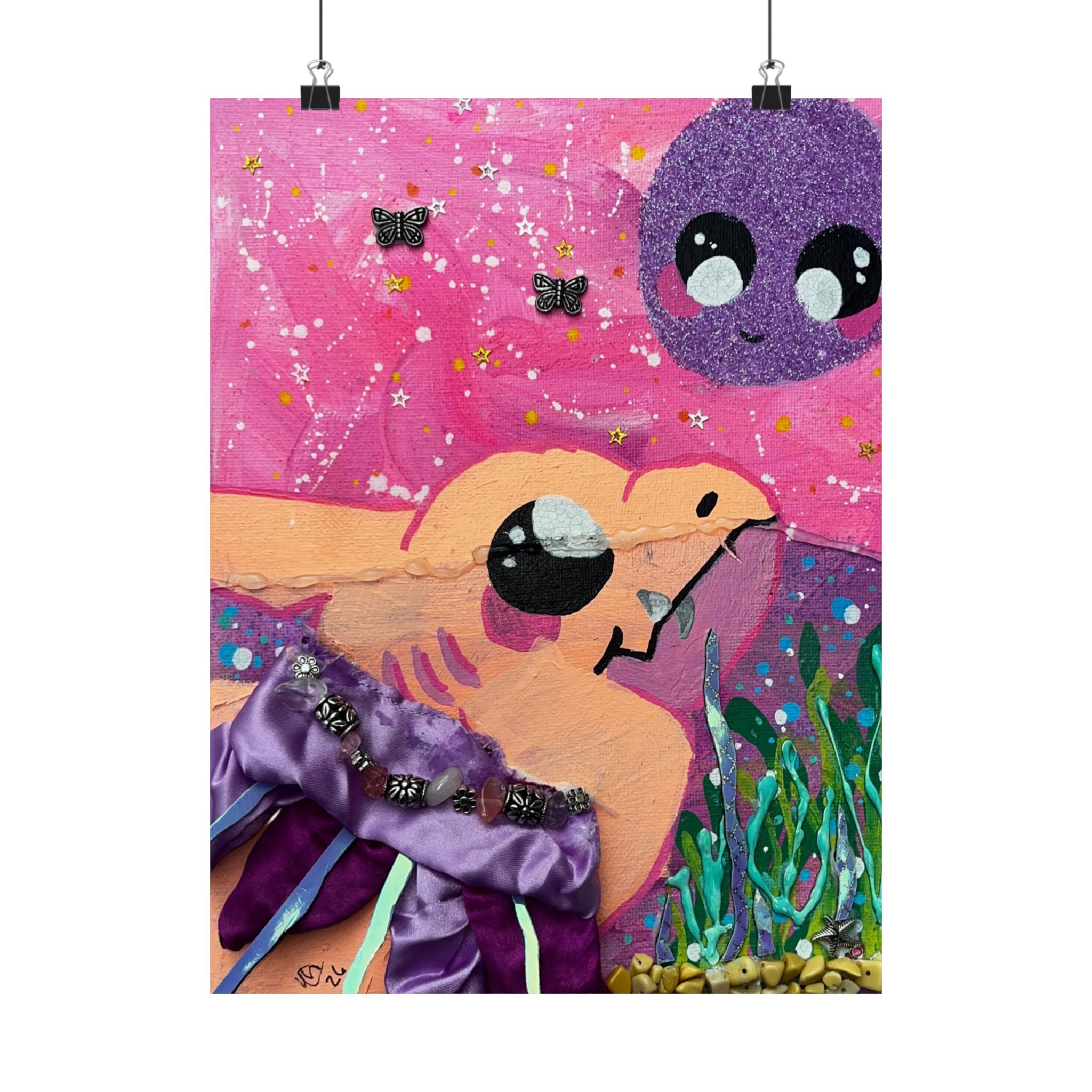 Cute Cryptid- Lusca Poster
