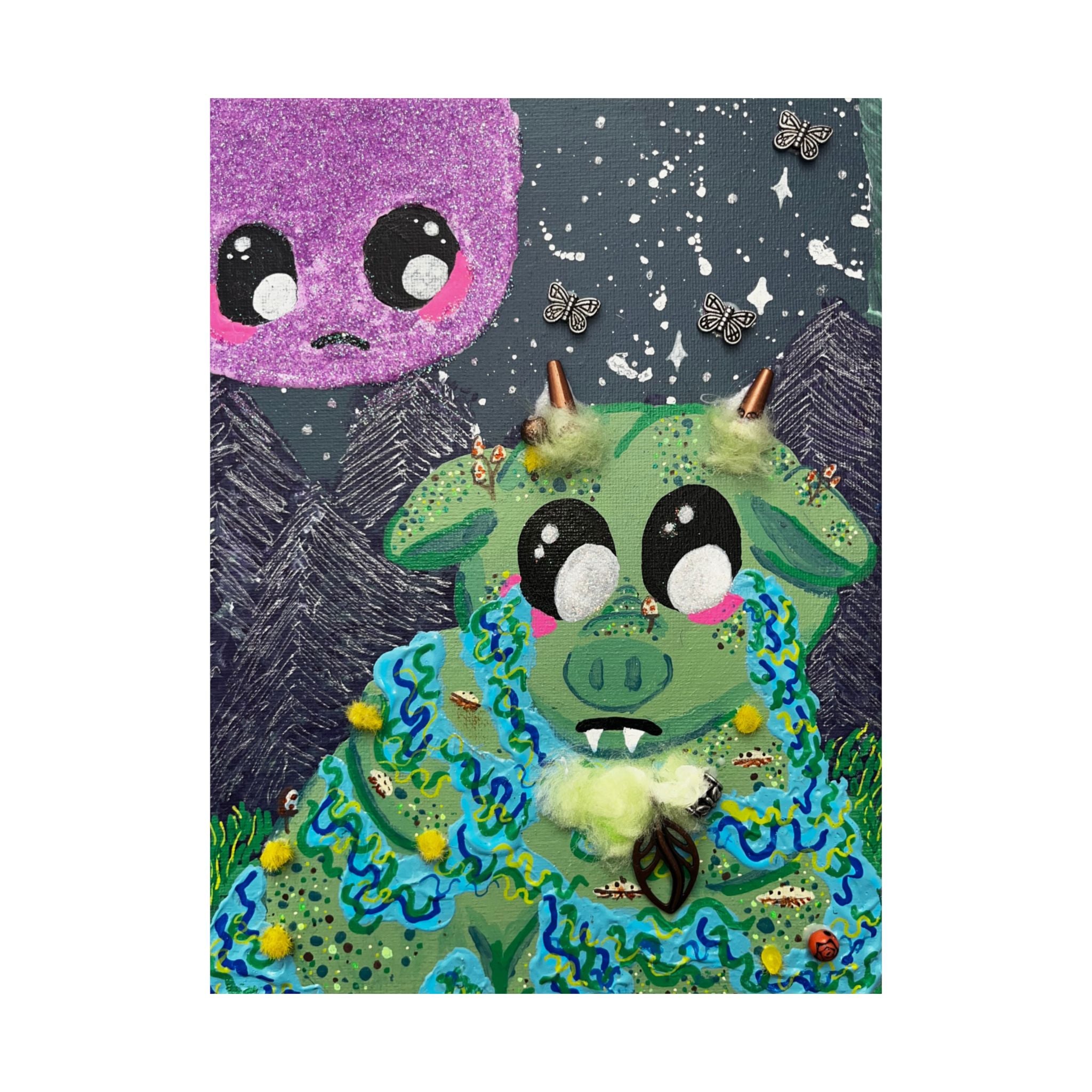 Cute Cryptid- Squonk Poster