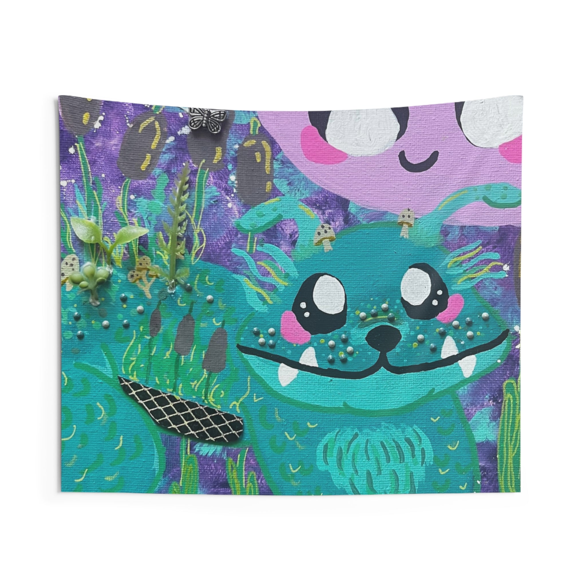 Cute Cryptid Wall Tapestry — Cute Dobhar-Chu Bedroom Decor
