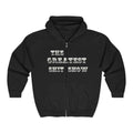 Zip Hoodie — "The Greatest Sh*t Show" Graphic Zip-Up Hoodie