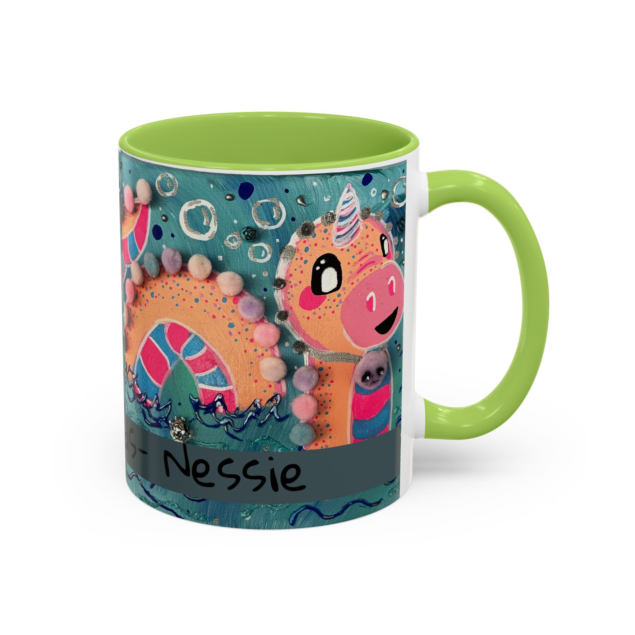 Cute Cryptids- Nessie Loch Ness Monster Coffee Mug