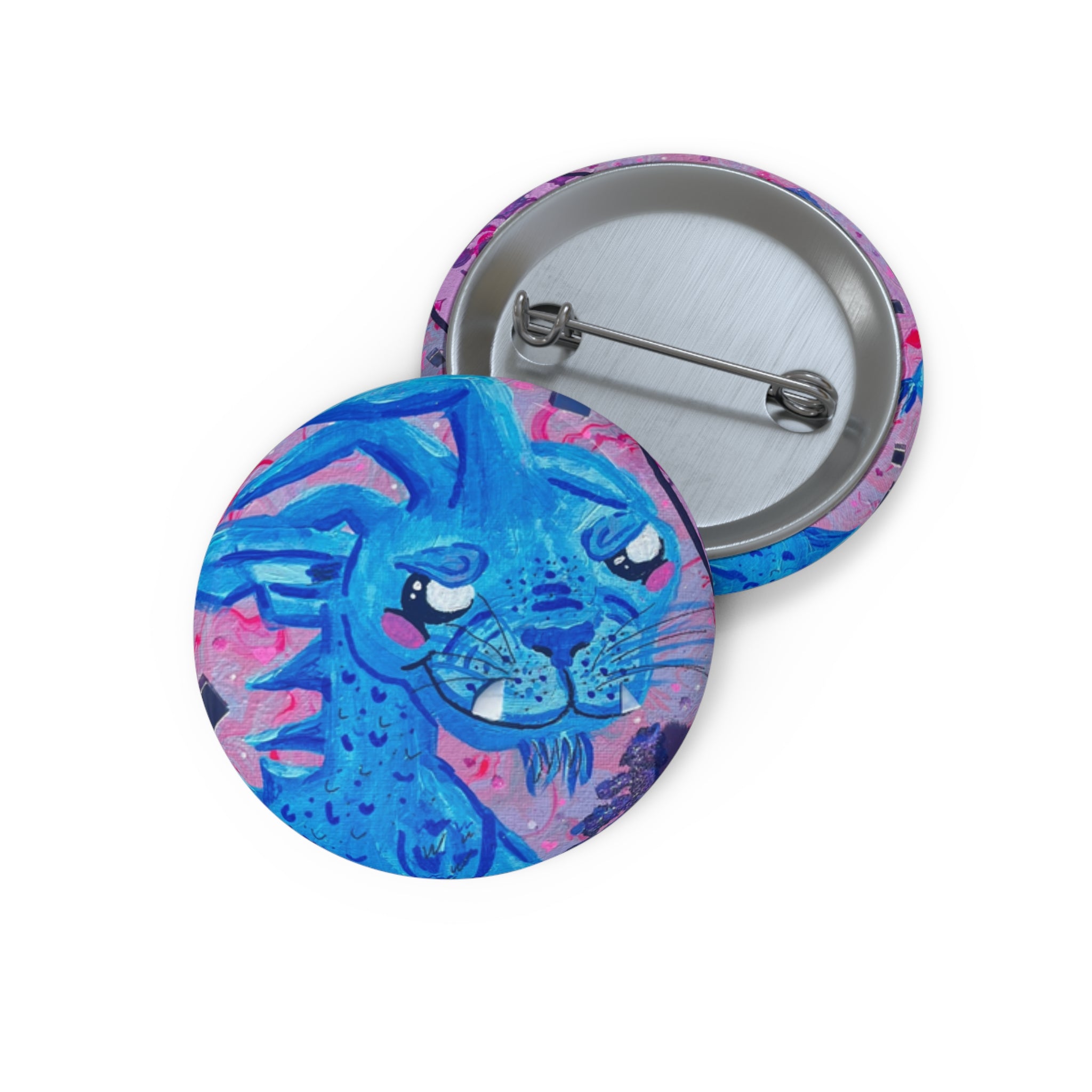Cute Cryptid Pin Button — Cute Chupacabra Enamel-Style Badge