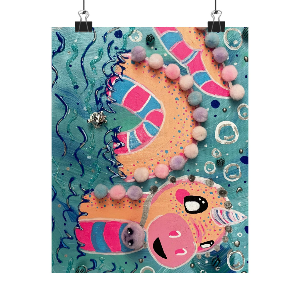 Cute Cryptid- Lochness Monster Poster!