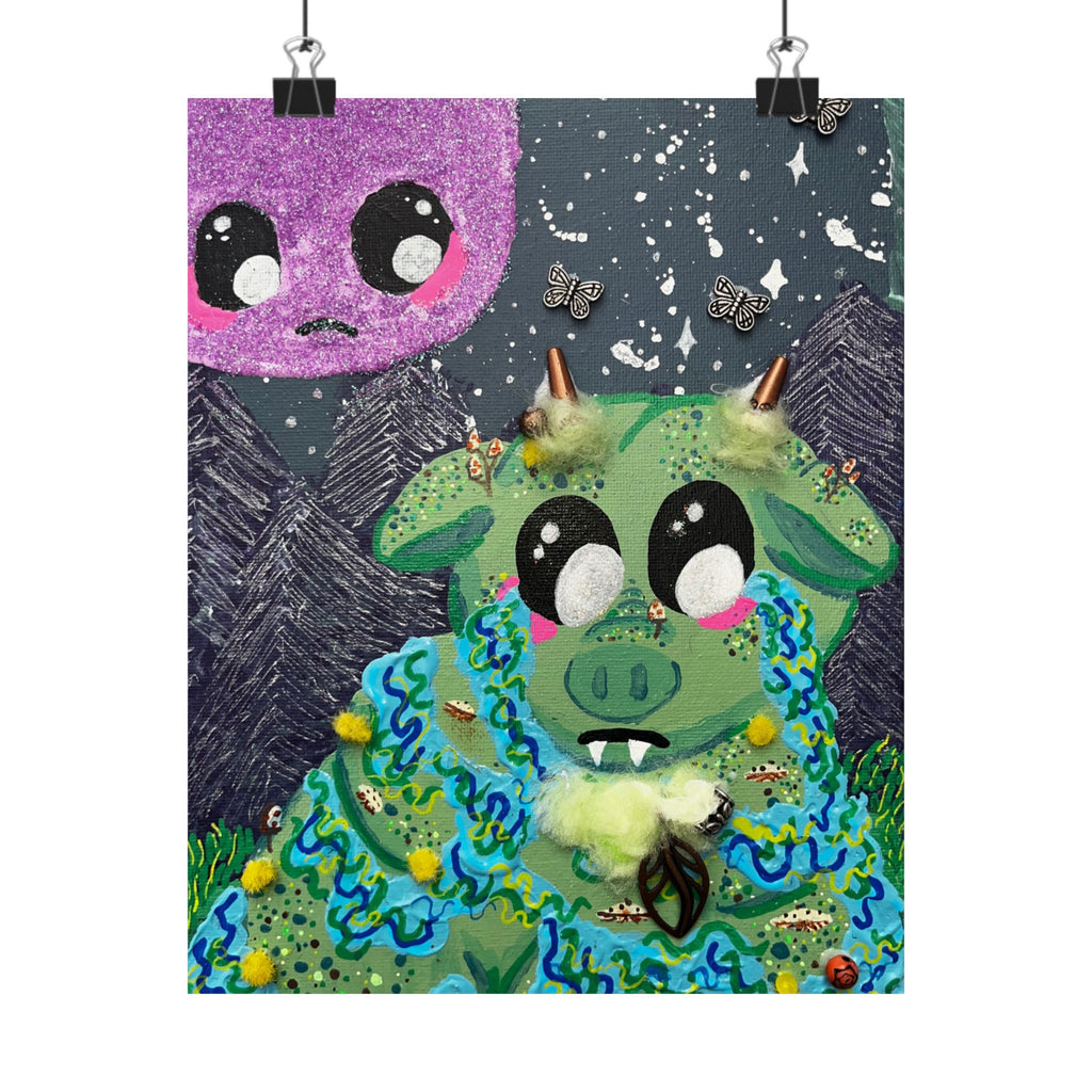 Cute Cryptid- Squonk Poster