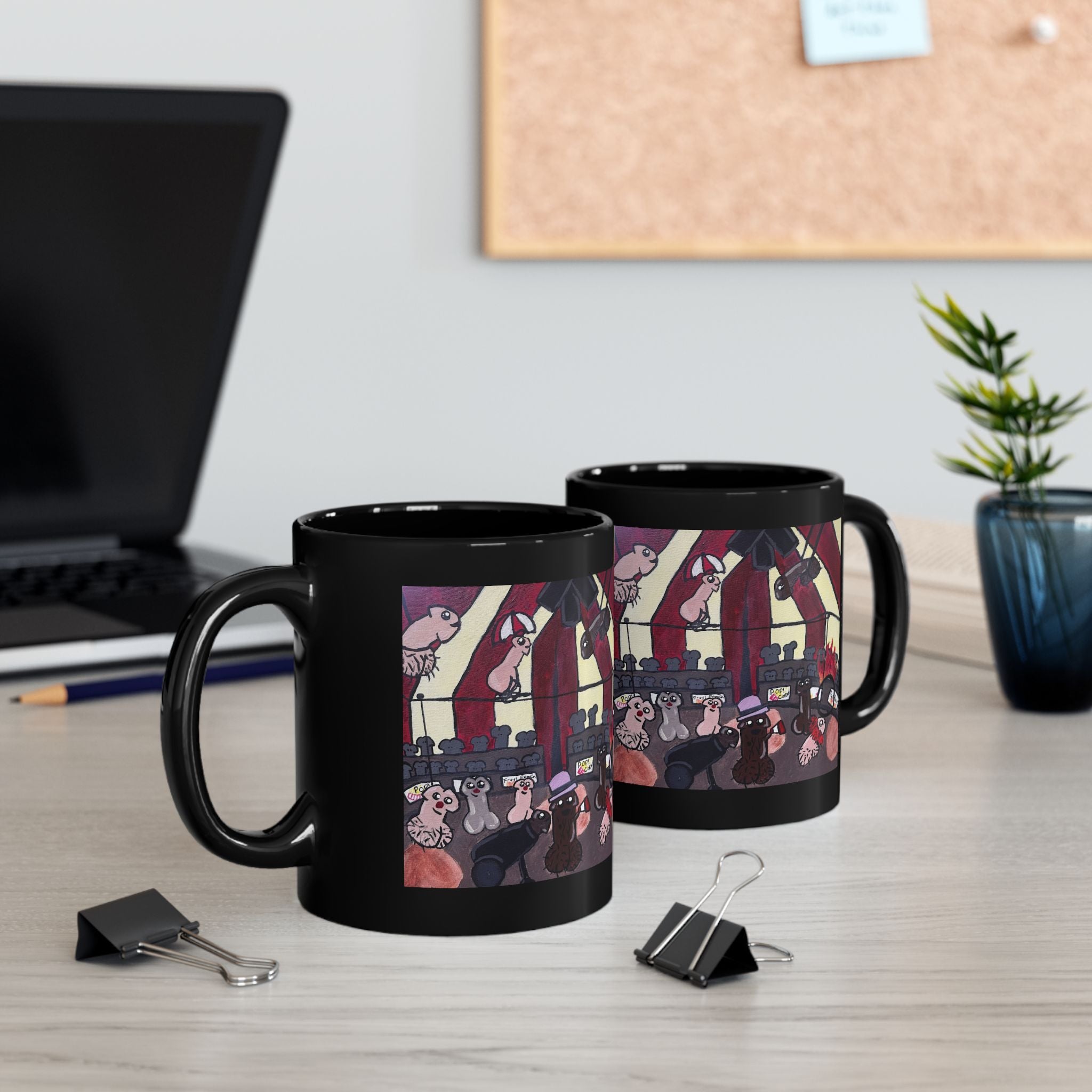 Black Mug — The Greatest Sh*t Show by Artist Kourtni Sparkle (11oz & 15oz)