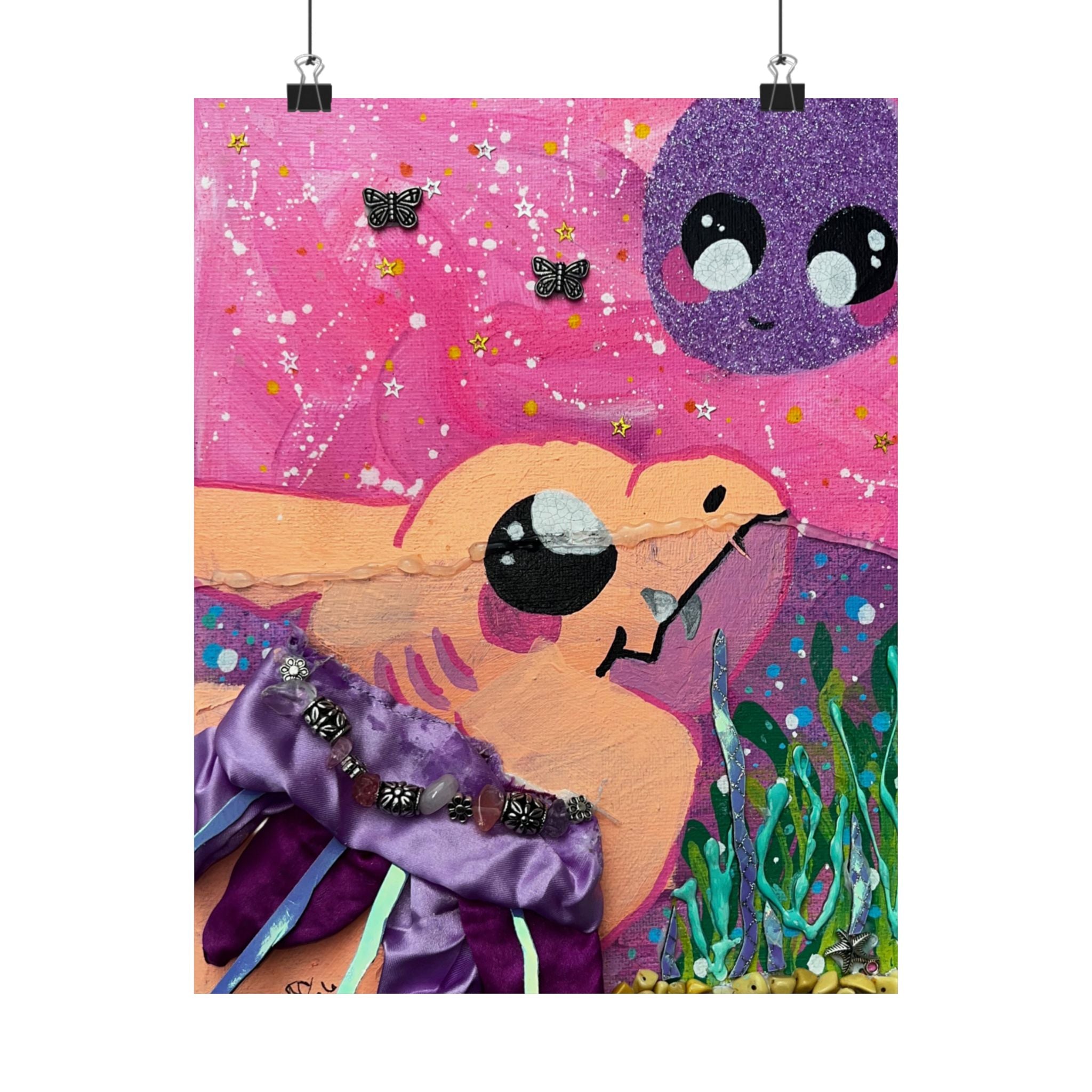 Cute Cryptid- Lusca Poster