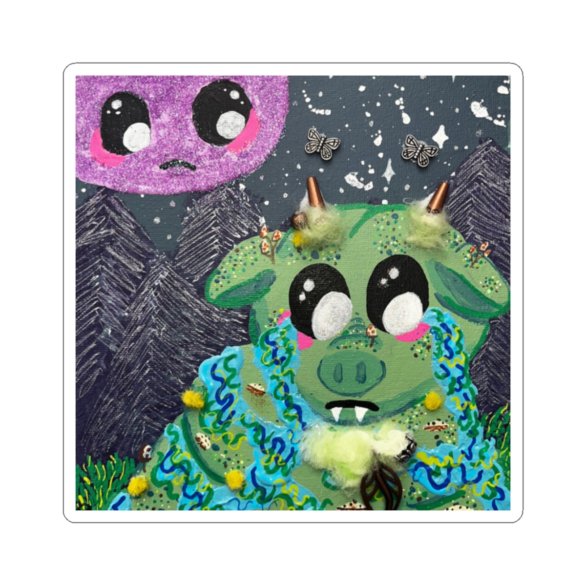 Cute Cryptid- Squonk STICKERS!!