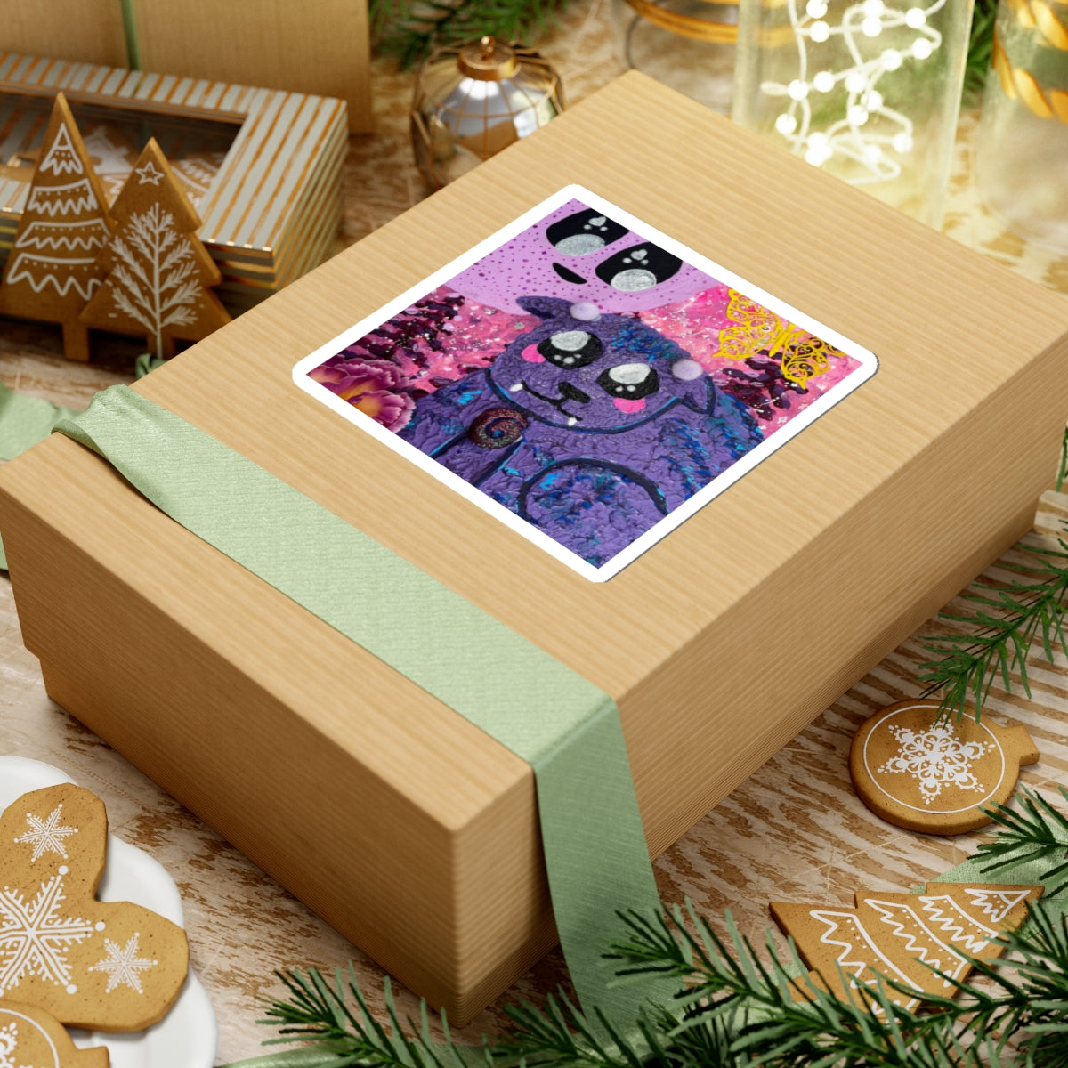Cute Cryptid- Nadi Bear STICKERS!!